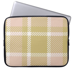 Plaid or tartan vintage background or texture in m laptop sleeve