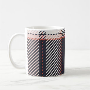 Plaid or tartan vintage is background or texture i coffee mug