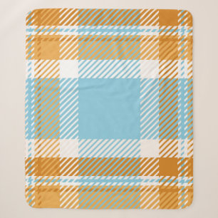 Plaid or tartan vintage is background or texture i sherpa blanket