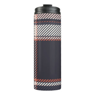 Plaid or tartan vintage is background or texture i thermal tumbler
