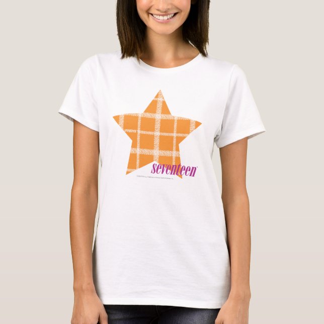 Plaid Orange 2 T-Shirt (Front)
