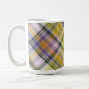 Plaid - Pastel (angled) Coffee Mug