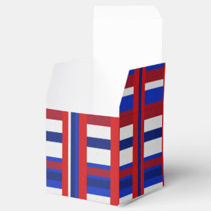 Plaid Patriot Favour Box