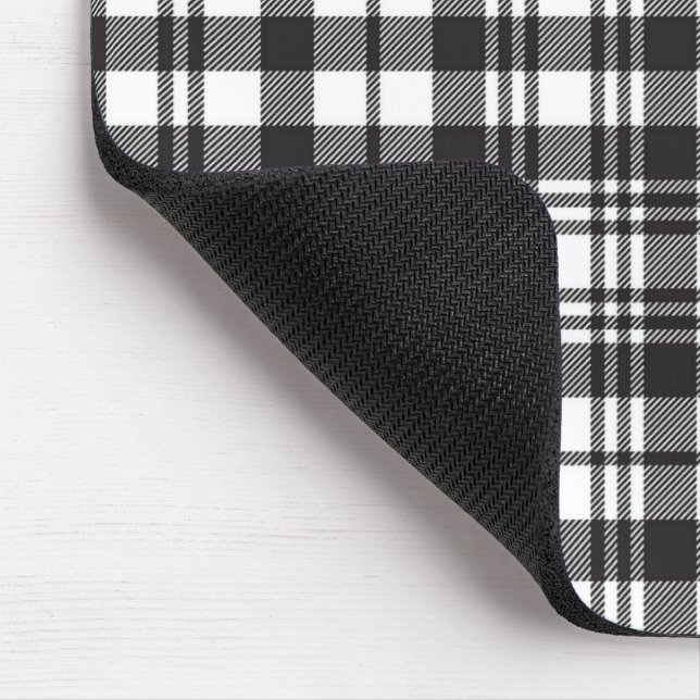 Plaid Pattern | Check Design Mouse Pad (Corner)