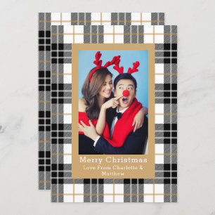 Plaid Pattern Photo Template Personalised