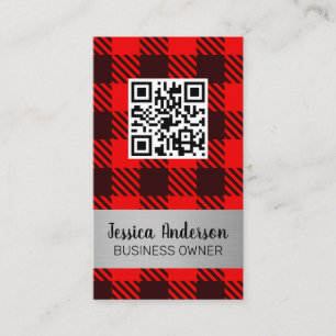 Plaid Pattern   QR Scan    Business Card