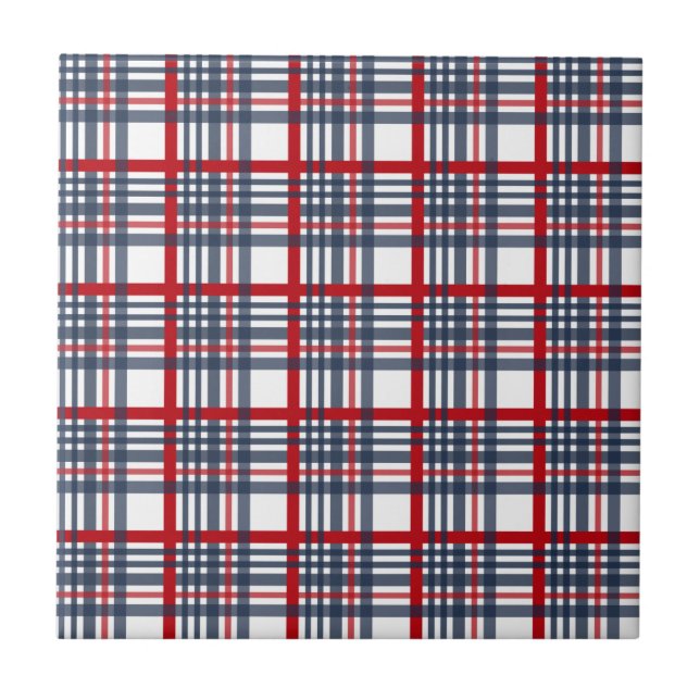 Plaid pattern tile (Front)