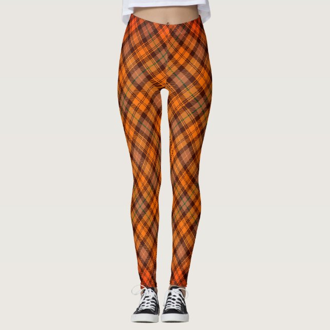 plaid patterns leggings (Front)