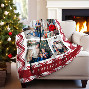 Plaid Photo Blanket