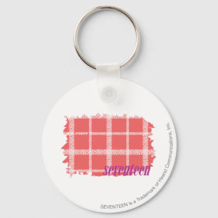 Plaid Pink 2 Key Ring