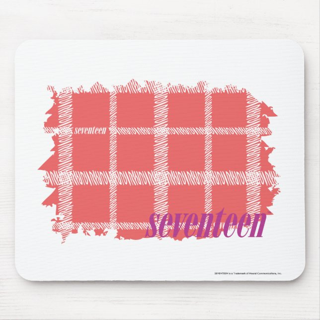 Plaid Pink 2 Mouse Pad (Front)