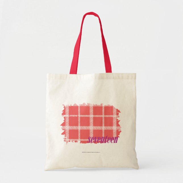 Plaid Pink 2 Tote Bag (Front)