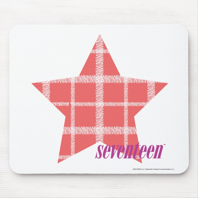 Plaid Pink 3 Mouse Pad (Front)