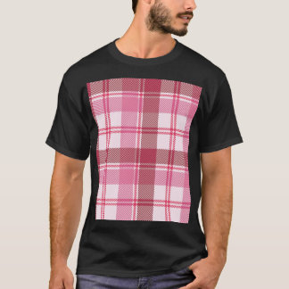 Plaid pink pastel: seamless square grid T-Shirt