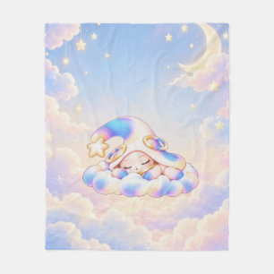 Plaid Polaire Zessi Rêve Étoilé - Couverture Kawai Fleece Blanket