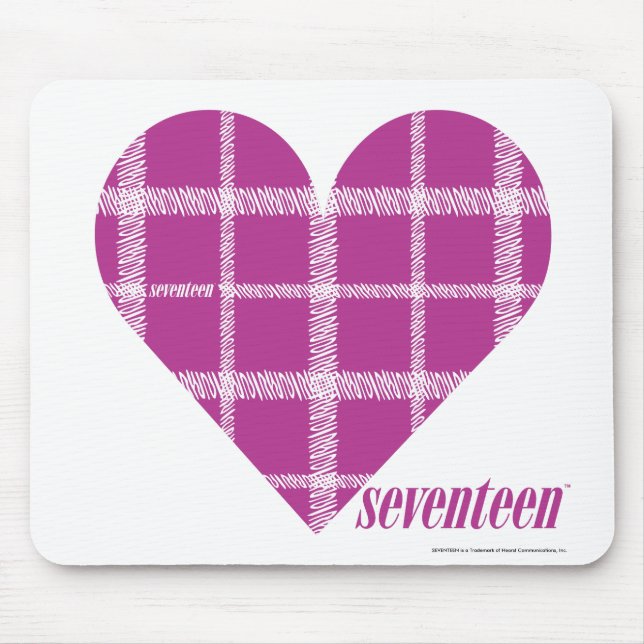 Plaid Purple 2 Mouse Pad (Front)