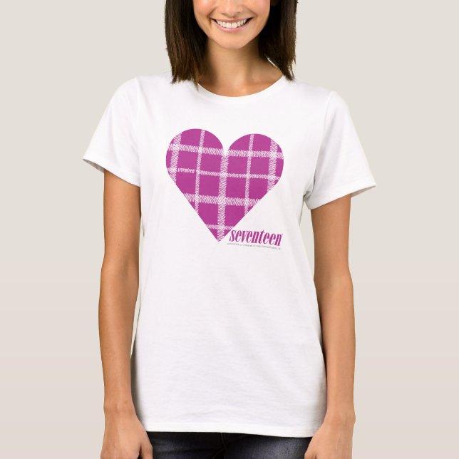 Plaid Purple 2 T-Shirt (Front)