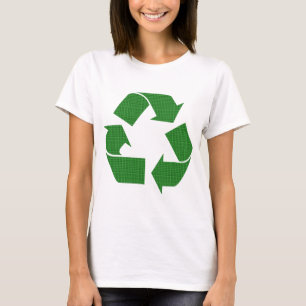 plaid recycle T-Shirt