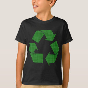 plaid recycle T-Shirt