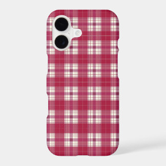 plaid red