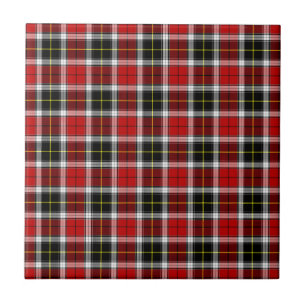 Plaid Red Brown Checks Pattern-52626 Ceramic Tile