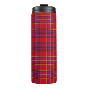 Plaid Red Tartan Swahili Chequered Pattern-54813 Thermal Tumbler