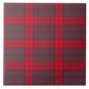 Plaid Red Traditional Tartan Modern Collection Ceramic Tile
