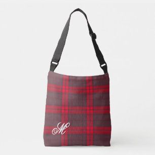 Plaid Red Traditional Tartan Modern Collection Crossbody Bag