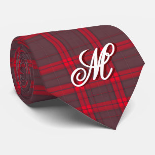 Plaid Red Traditional Tartan Modern Collection Tie