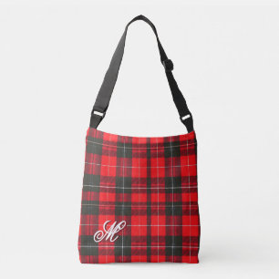 Plaid Red Traditional Tartan Trendy Collection Crossbody Bag