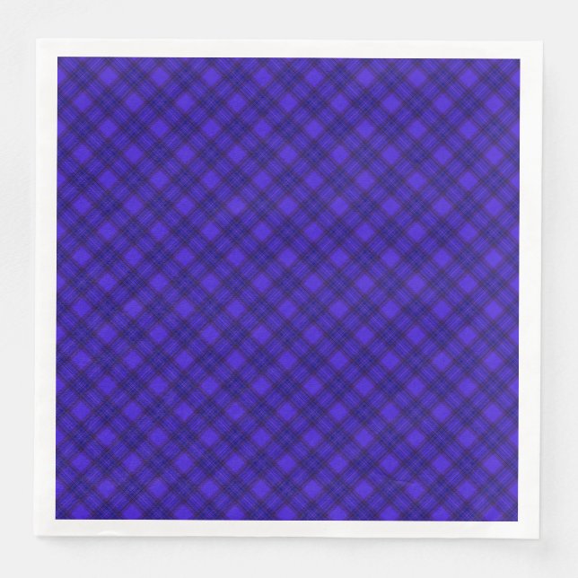Plaid retro, retro napkin (Front)