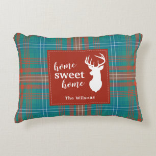 Plaid Rustic Clan Wilson Custom Tartan Decorative Cushion