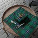 Plaid Rustic Henderson Green Christmas Tartan Wrapping Paper<br><div class="desc">Wrap your gifts in the spirit of Christmas with our stunning white and green tartan wrapping paper. This classic plaid design exudes festive cheer and adds a touch of elegance to any present. Perfect for creating a memorable unwrapping experience for your loved ones.</div>