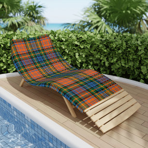 Plaid Rustic Tartan Clan Murray Elegant Beach Towel