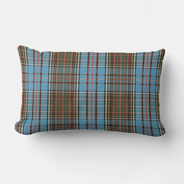 Plaid Rustic Tartan Classic Lumbar Cushion (Front)