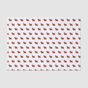 Plaid Scottie Dog Tissue Paper