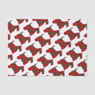 Plaid Scottie Dog Tissue Paper