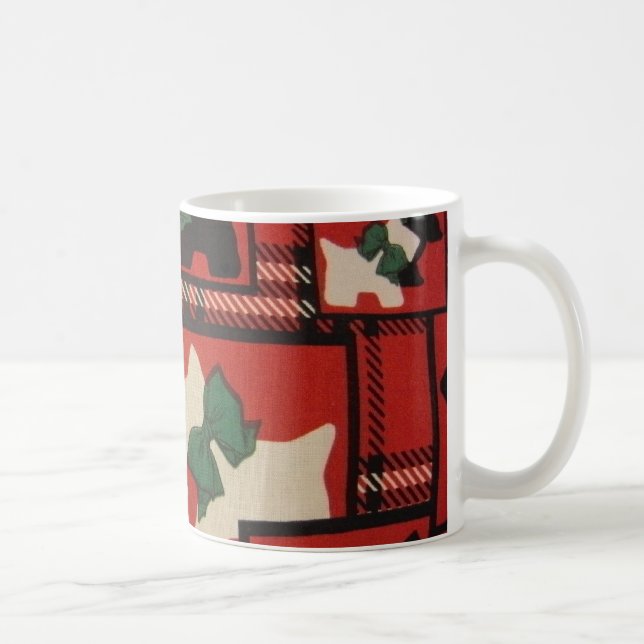 Plaid Scotties & Westies Coffee Mug (Right)