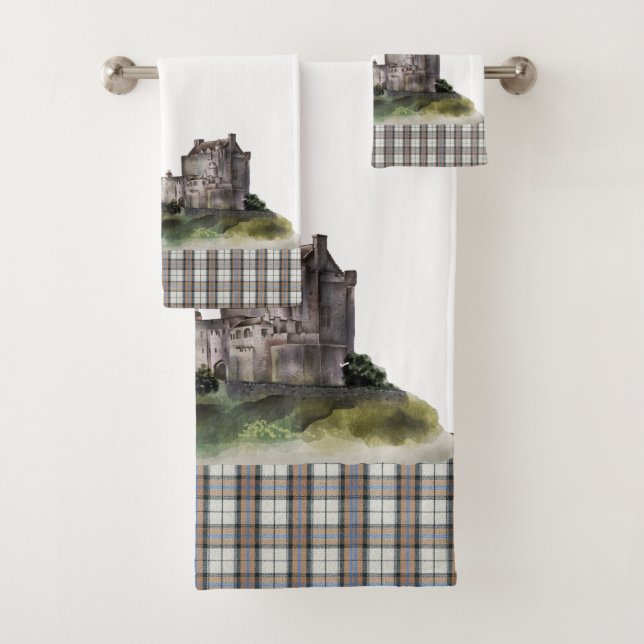Plaid Scottish Patterns  Bath Towel Set (Insitu)