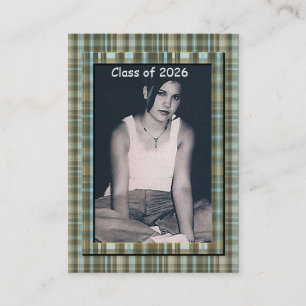 Plaid Senior Class of 2010 Photo Cards
