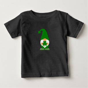 Plaid Shamrock Gnome – St. Patrick’s Day Baby T-Shirt