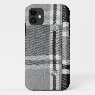 Plaid Shirt / Flannel Shirt pattern iPhone 11 Case