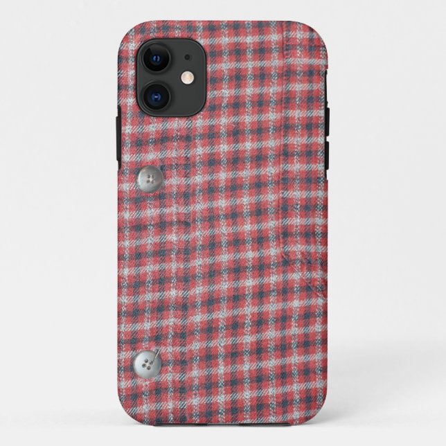 Plaid Shirt / Flannel Shirt pattern Case-Mate iPhone Case (Back)