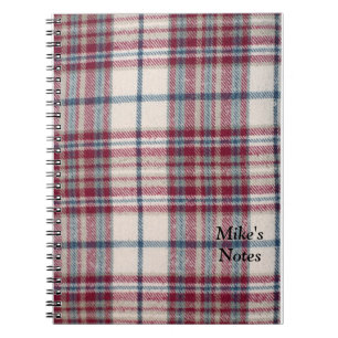 Plaid Shirt Notebook