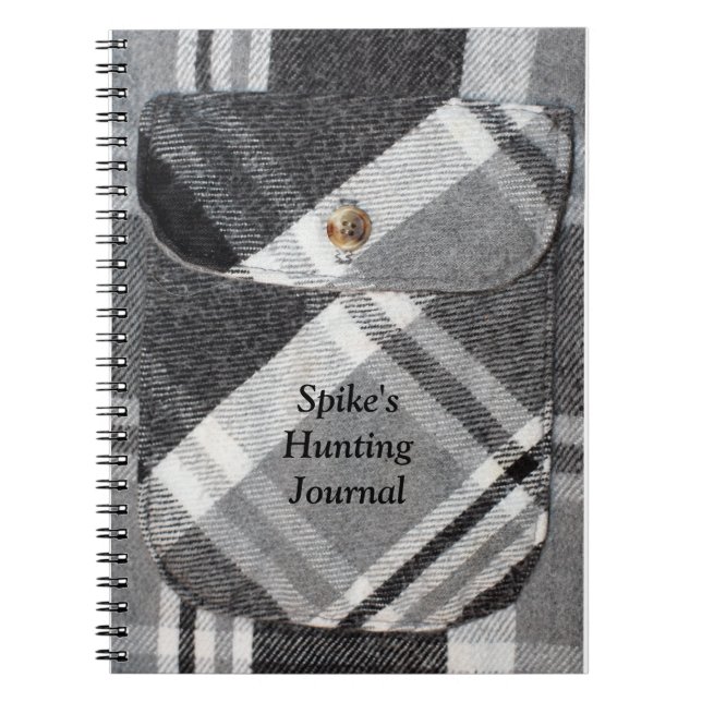 Plaid Shirt Notebook (Front)