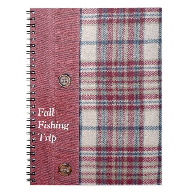 Plaid Shirt Notebook (Front)