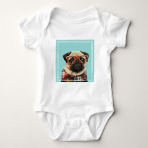 Plaid Shirt Pug