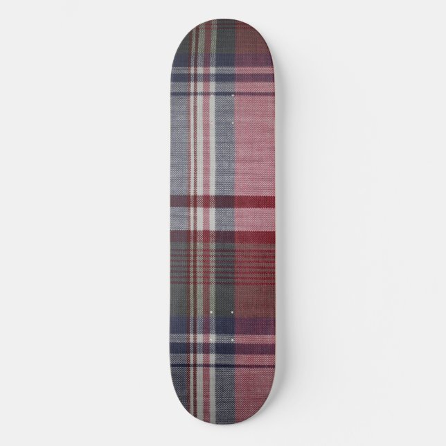 Plaid Skateboard Deck (Front)