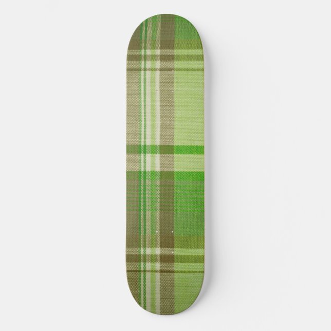 Plaid Skateboard Deck (Front)