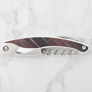 Plaid Statement Piece Corkscrew